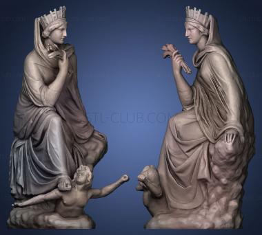 3D model Tyche of Antiocheia (STL)